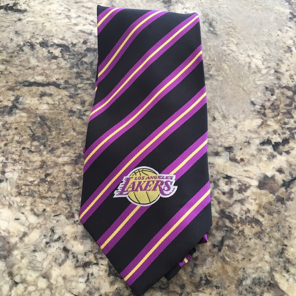Lakers Silk Tie
